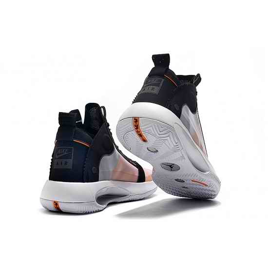Air Jordan XXXIV Men Basketball Sneakers Black Orange-2
